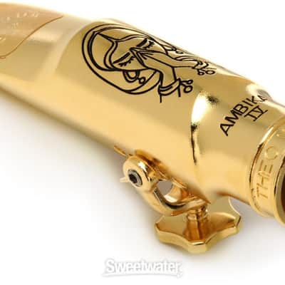 Theo Wanne AMBIKA 4 Tenor Saxophone Mouthpiece - 7*  Gold-plated (Ambika4GTS7Sd1) image 4