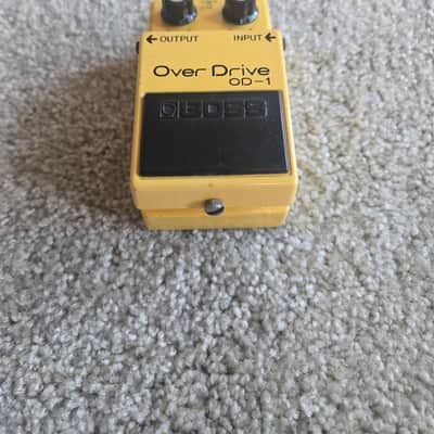 Boss OD-1 Over Drive (Black Label) 1977 - 1985 🚕 Yellow image 5