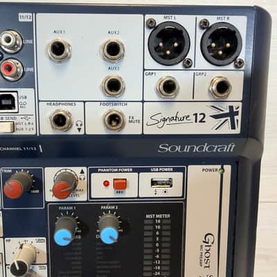 Soundcraft Signature 12 Analog Mixer w/ USB & Lexicon Effects 2016–2020s image 2
