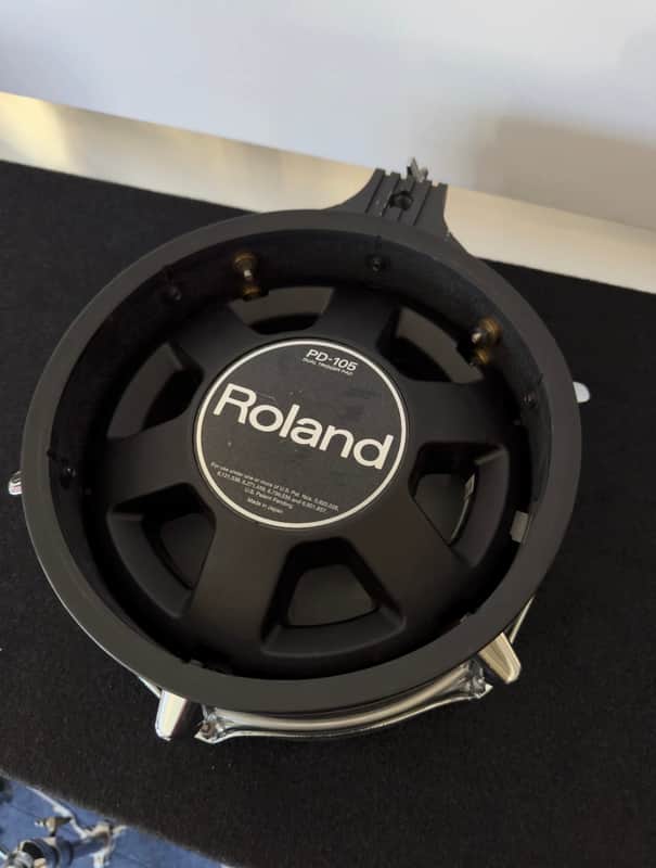 Roland PD-105BK V-Pad 10" Dual Trigger Mesh Drum Pad 2010s - Black image 1