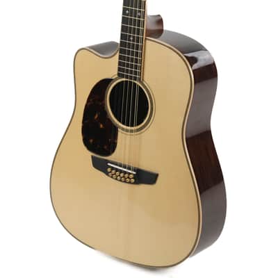 James Goodall Guitars TRD-CL12-7116 Left Handed Dreadnought single cut Owned by Seal image 2
