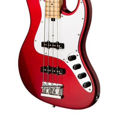 Sadowsky MetroExpress 21-Fret Vintage J/J Bass, Maple Fingerboard, 4-String - Solid Candy Apple Red Metallic image 2