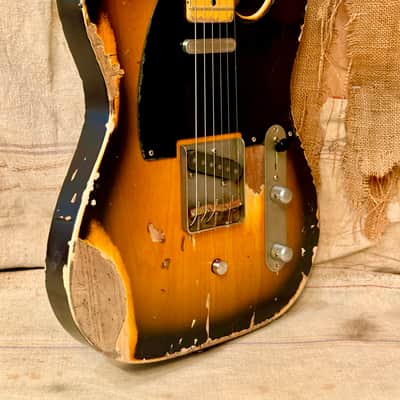 Nash T-52 with B Bender System 2022 - 2 Tone Sunburst image 3