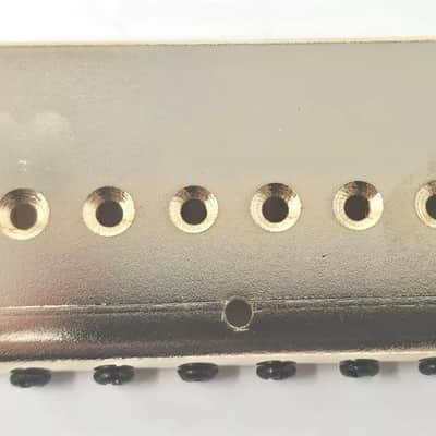 True Custom Shop® Gold Hardtail Bridge for Modern Fender Strat or Telecaster image 3