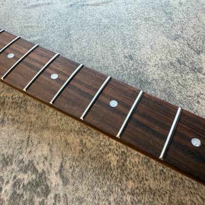 BMC Guitar 5AAAAA FLAME MAPLE Neck Strat® Stratocaster® 22 Fret Roasted With Rosewood Fingerboard Nitro Lacquer 9.5 Radius  STFRM5A #5 image 3