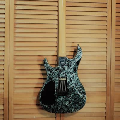 Kaman/Ovation GTX 33 Reverse Headstock SSH Dark Green Marble MIK image 4