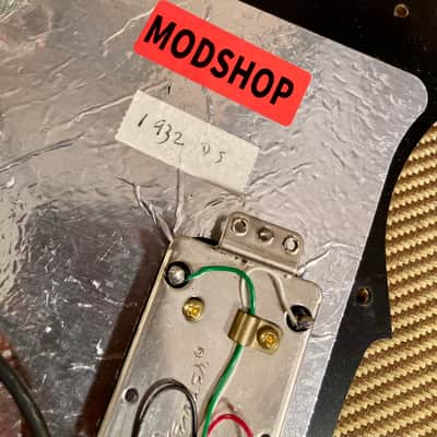 Fender Mod Shop Loaded Stratocaster pickguard 2000’s - Black image 5