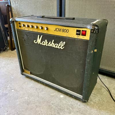Marshall JCM-800 4104 1984 50 watt tube combo amp 2x12 amplifier image 2