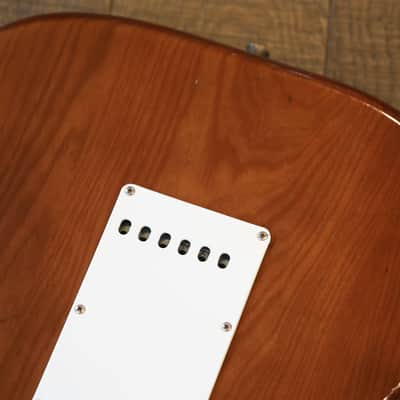 Vintage! 1977 Fender Stratocaster Double-Cut Electric Guitar Mocha Brown + OHSC image 17