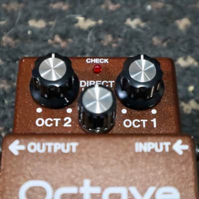 Boss OC-2 Octave (Black Label) 1984 - 1989 - Brown image 5