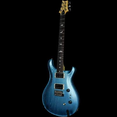 Paul Reed Smith CE 24-08 Swamp Ash Satin Limited Edition Electric Guitar - Frost Blue Metallic image 4