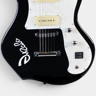 UNICA Style Black Custom Electric Guitar Soviet Era Reissue Rare USSR Retro image 3