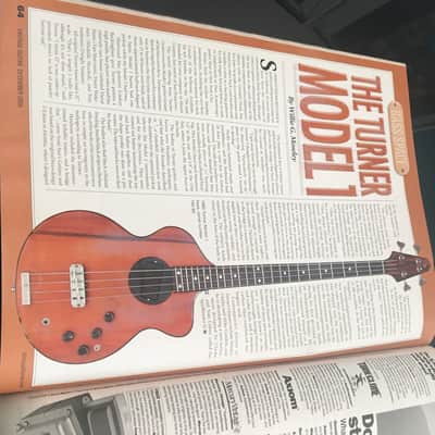 Rick Turner Model 1 Bass 1980 Mohagany image 3