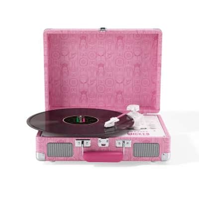 Crosley RSD Wicked Cruiser Plus Record Player in Glinda Pink-NEW image 3