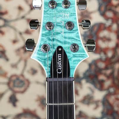 PRS SE Custom 24 Quilt | Turqoise image 14