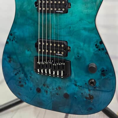 Schecter Keith Merrow KM-7 MkIII 7 String Electric Guitar Lagoon Fade image 3