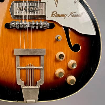 Kay K8700 Barney Kessel Jazz Special w/ Kelvinator 1959 Shaded Sunburst image 12