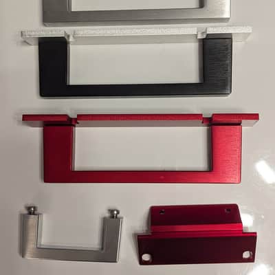 PIONEER JA-R102 Compatible Rack Handles For Pioneer SPEC  CT-F RG2 + SR303 TX-D1000 Etc 1979 - Anodized Aluminum (Silver) image 6
