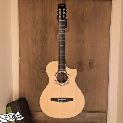 Taylor 312ce-N, Natural, Nylon String Acoustic-Electric, Hardshell Case - Used - Excellent image 2