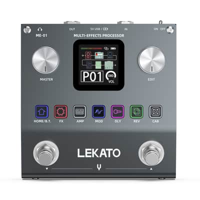 LEKATO Multi Effects Guitar Pedal Effect with 6 Effects Modules 80 Presets 20 IRs BT Audio Headphone Output image 11
