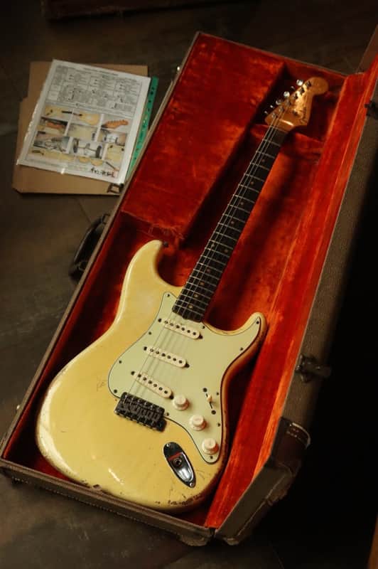Fender Stratocaster 1960 Original Ash Blonde White image 1