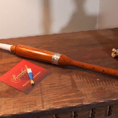 Roosebeck BAGW Sheesham Long Practice Chanter Nickel Plated Ferrule & Sole 22.5-Inch w/Reed image 3