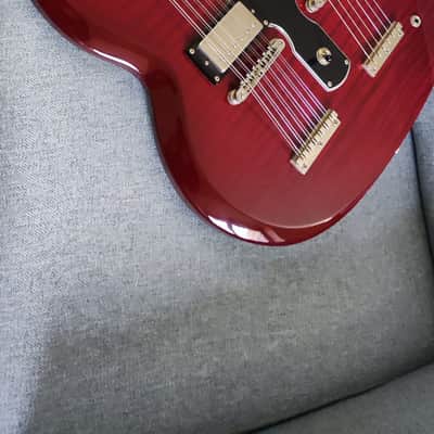 Epiphone SG Doubleneck LTD Flamed Top / G-1275 image 4