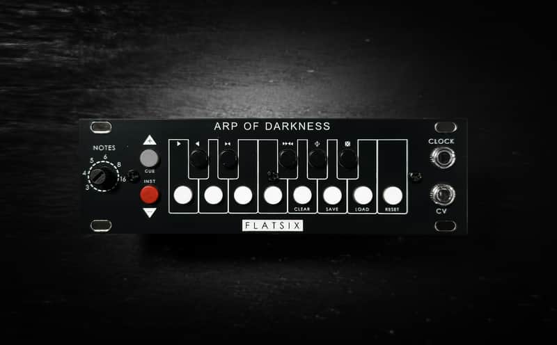 FlatSix Modular Arp Of Darkness (Black) - 1U CV Arp with a twist & swappable firmware image 1