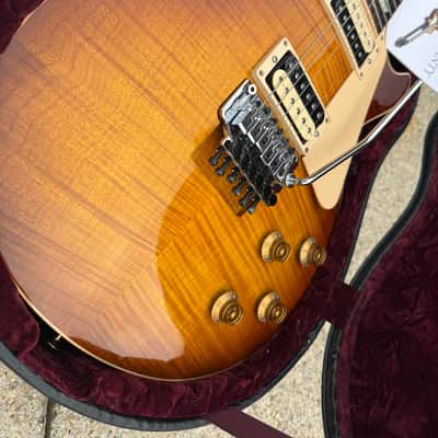 Gibson Custom Shop Les Paul Axcess Standard with Floyd Rose 2008 - Iced Tea Flame image 2