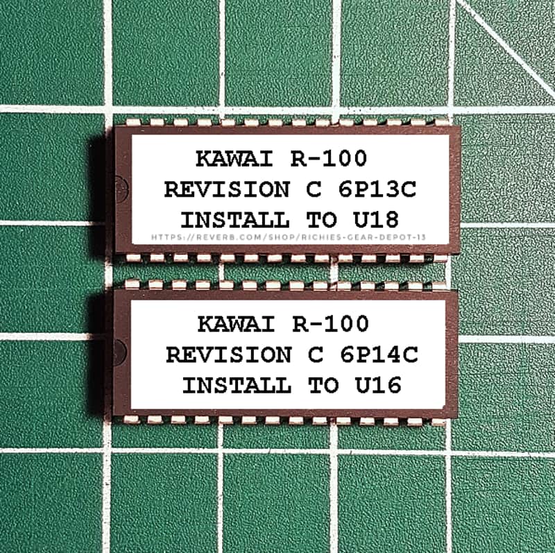 Kawai R100 OS Version C Eprom Firmware Upgrade SET image 1