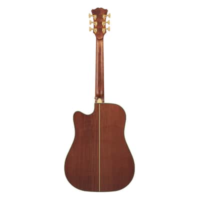 D'angelico Excel Bowery Dreadnought CE - Vintage Natural - Open Box image 8