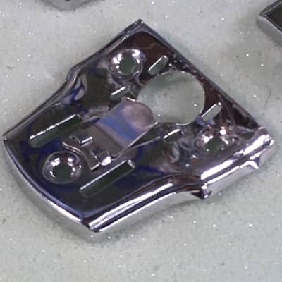 Vintage Style Metal Chrome Incomplete Guitar Case Latches As Is Cases Repair image 2