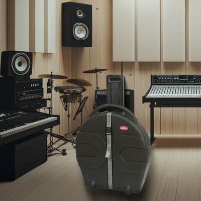 Immagine SKB Cases 22-Inch Rolling Cymbal Vault, Rolling Case for 22-Inch Cymbals, Holds Up to 8 Traditionally Shaped Cymbals, Includes Carrying Handle - 5