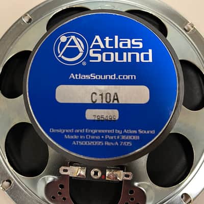 Atlas Sound C10A 8" 8 ohm Guitar Speaker 25 watts image 4