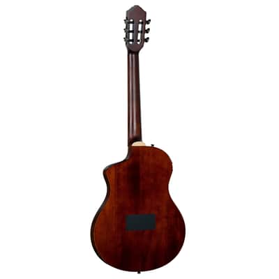 Ortega RTPDLX-ACA TourPlayer Series Solid Okoume Body Slim Neck Nylon 6-String Acoustic-Electric Guitar w/Gig Bag image 7
