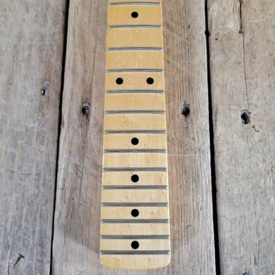 Fender  Stratocaster Neck Limited Edition Custom Shop 2022 Birdseye Gold Tuners - Natural image 6