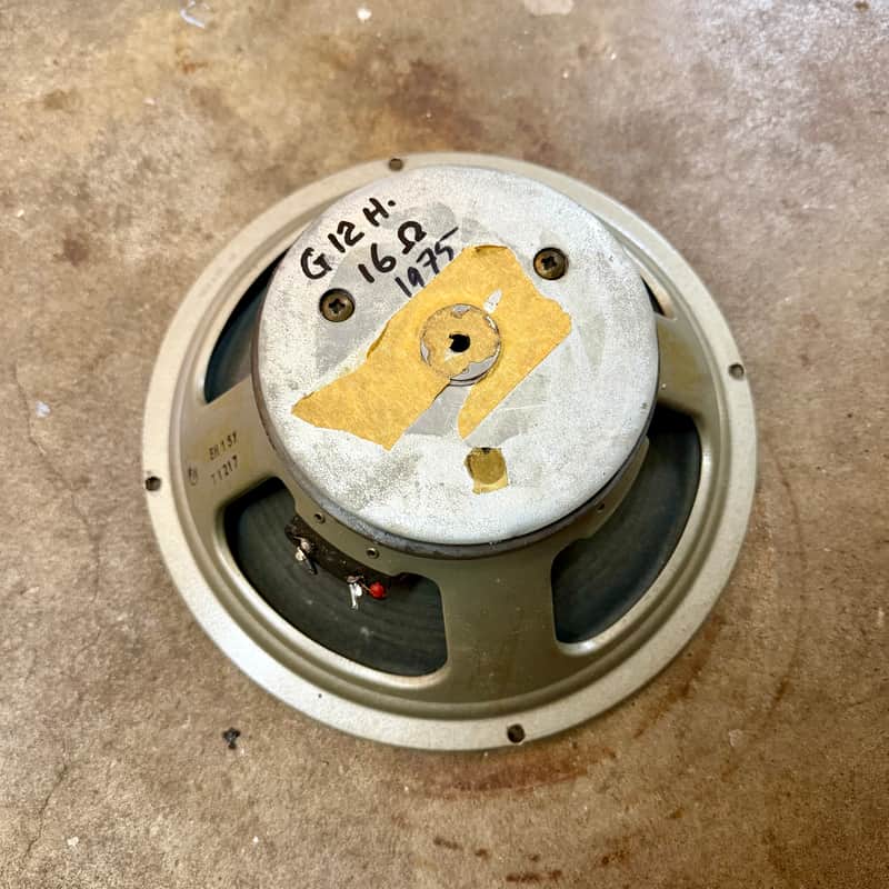 Celestion G12H-30 guitar speaker 1975 - Greenback original vintage uk England Marshall image 1