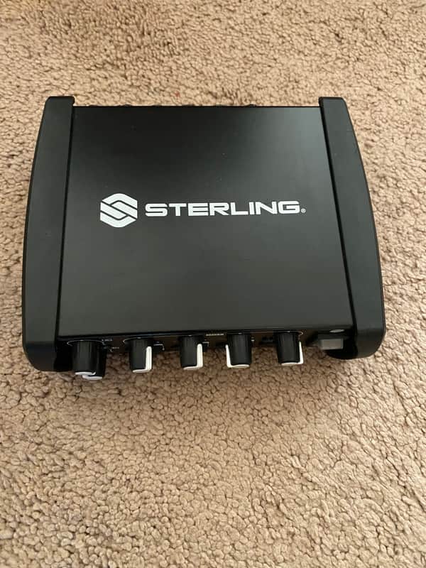 Sterling Audio SHA4 4-Channel Headphone Amplifier 2023 - Present - Black image 1