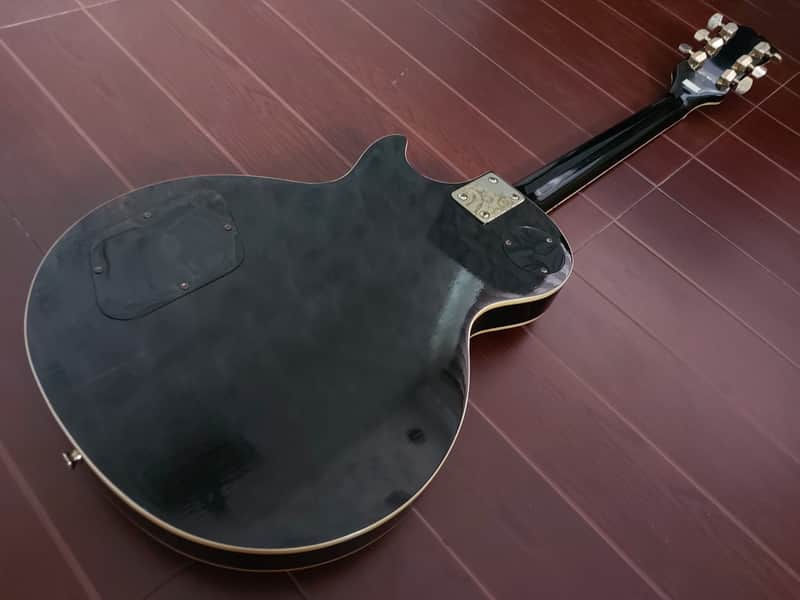 Diamond Aria Les Paul Custom Black & Gold 1980's (Free Shipping