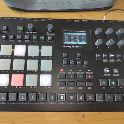 Elektron Analog Rytm MkII 2020 - 8 voices analog drum machine + Decksaver - Black edition image 3