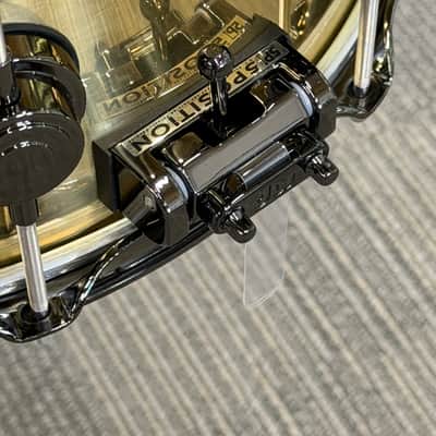 DW COLLECTOR'S 14X6.5 BELL BRASS SNARE DRUM BLACK NICKEL HW B STOCK image 7