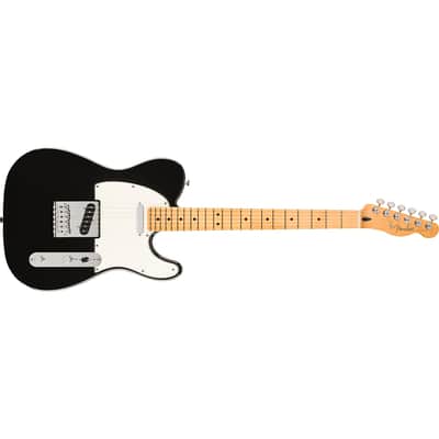 Fender Player II Telecaster Electric Guitar - Black with Maple Fingerboard Bundle with Fender FE620 Electric Guitar Gig Bag (Black), Fender 12-Pack Picks and Fender 10ft Instrument Cable image 2