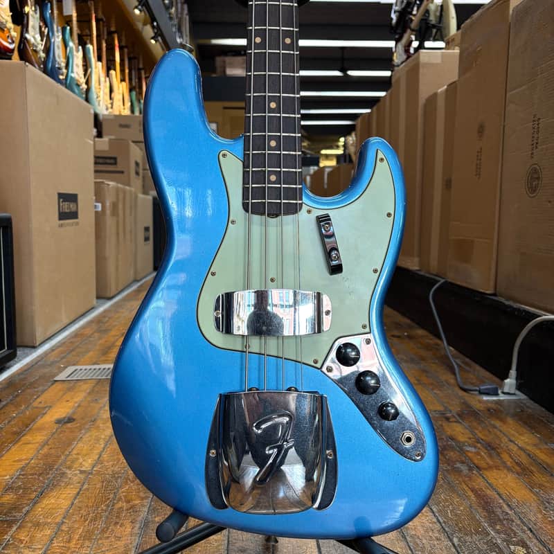 Fender Custom Shop Limited Edition 1964 Jazz Bass Journeyman Relic Aged Lake Placid Blue w/Hard Case image 1