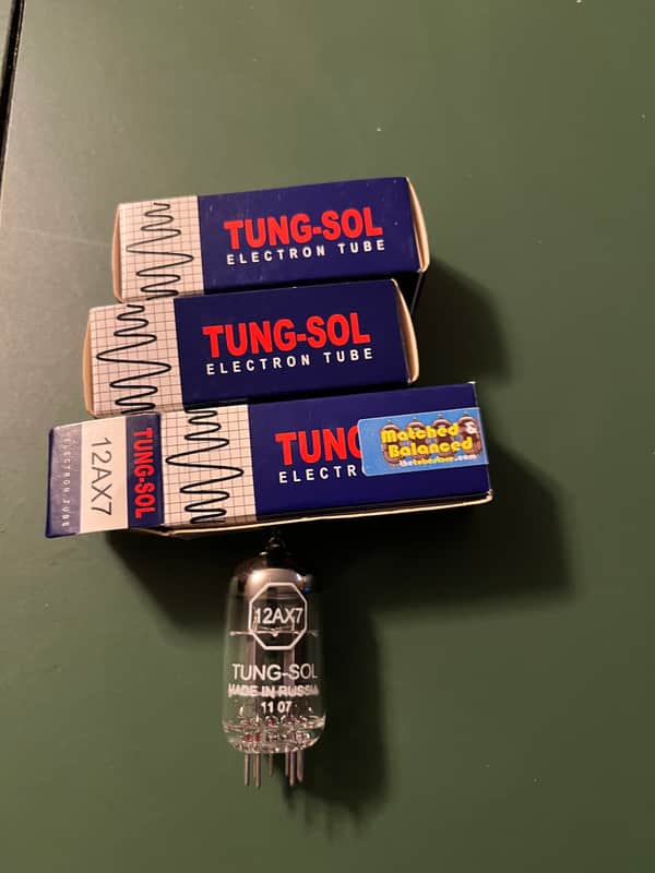 3x TungSol 12AX7 / ECC83 | Matched Set / Three Tubes image 1