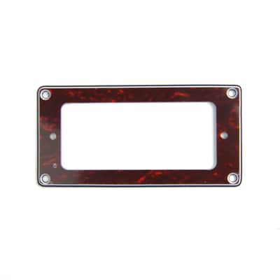Humbucker to Mini-Humbucker Adapter Pickup Ring, 4ply Tortoise