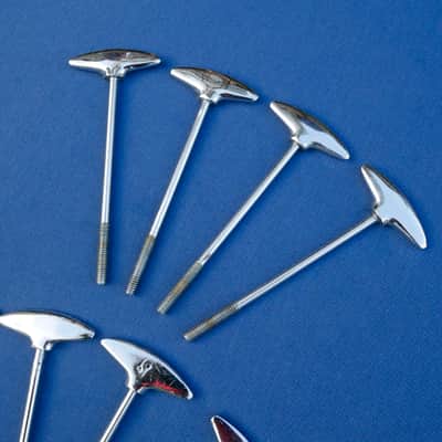 Sonor Teardrop Champion T-rods Tension Rods Bass Drum Lot of 8 Vintage image 2