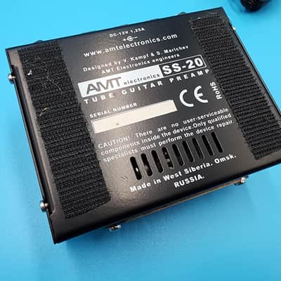 AMT SS-20 Tube Preamp Guitar Effect Pedal 3 Channel Overdrive Distortion Bass SS image 6