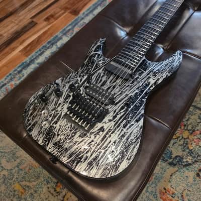 2020 Schecter C-1 Silver Mountain FR S 7-String- Left-Handed LH Lefty Floyd Rose Sustainer image 6