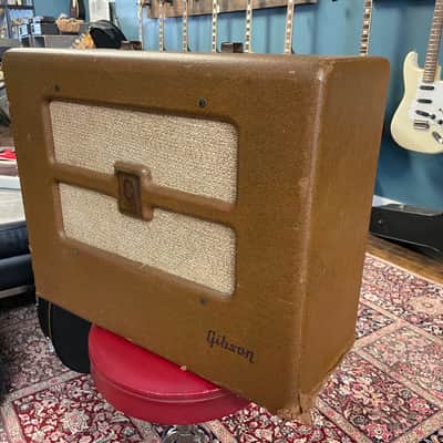 Vintage Gibson BR-6F 3-Input 10-Watt 1x10" Guitar Combo 1948 - 1954 - Brown image 4