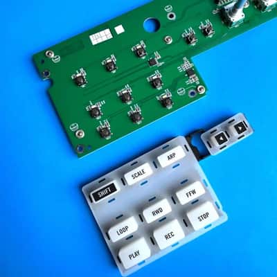 NI KOMPLETE S25 MK1 MIDI Keyboard Part: Control Panel Knob Button Board PBC02-F0 image 5